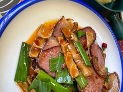干笋炒腊肉-弘烨 贵州酸汤 鱼火锅(东财店)