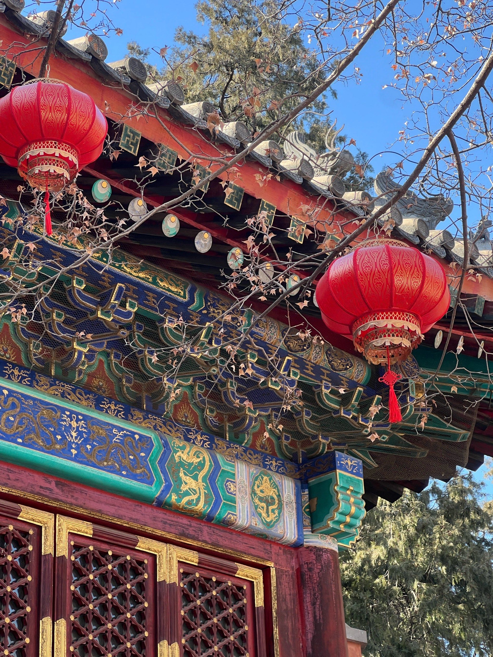 冬天的香山公园