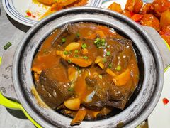 石锅养生黑豆腐-皇后餐厅-煲仔·小菜·打边炉(古北店)