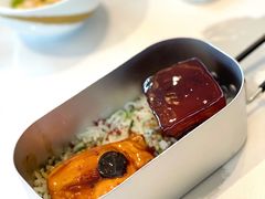 红焖土猪肉鮰鱼菜饭-海味观(老西门店)