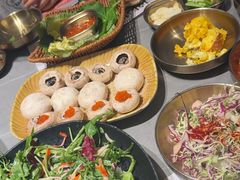 -草家酱蟹炭火烤肉店(珲春南路一店)
