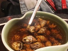 古越陈酿煮花螺-杭州西子湖四季酒店·金沙厅