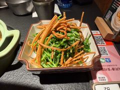 徐州金丝馓子炒豆苗-锦荟JINHUI·浙江小馆(上海荟聚店)