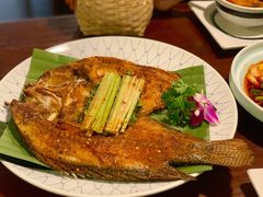 香茅草烤罗非鱼-紫滇源云南生态菜(丹凤街店)