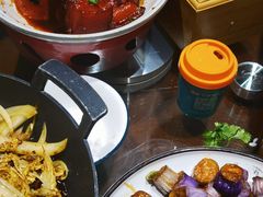 -东来菜馆•手抓海鲜家常菜•海鲜锅贴(鸽子窝店)