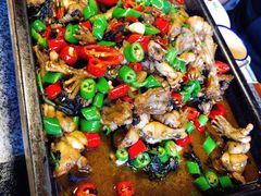 炭烧牛蛙平锅紫苏味-蘭奢雅集·江浙菜(青山江滩店)