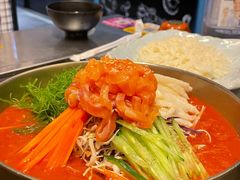 秘制水泡三文鱼面-海神·济州岛海鲜料理(天乐广场店)