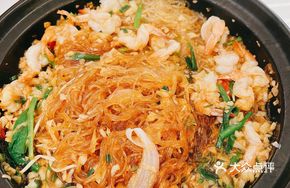Stoneware Glass Noodles with Shrimp