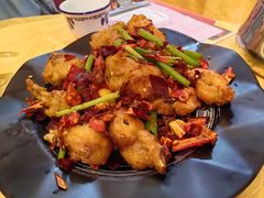 香辣牛蛙-天宝食坊·啫啫煲大排档(西华路店)