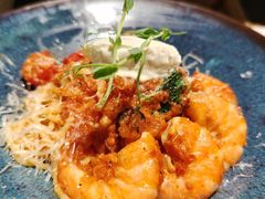 鲜茄茸大虾配马斯卡朋意大利面-BE BRIGHT KITCHEN(正佳广场店)