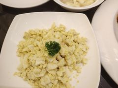 肉沫鸡蛋菜心配卷饼-老牌坊•鲁菜名店•地道济南菜(大观园商埠店)