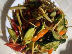 素拼-陕北农家小吃风干羊肉剁荞面