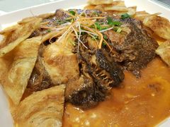 深海碟鱼头泡饼-黄家饺子东北特色菜馆(湖滨商业街店)