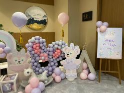 -七月气球布置订婚·宝宝宴· 求婚·生日布置(二七万达店)