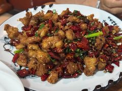 鲜麻椒辣子鸡-遇见小院—虹鳟鱼•农家菜(怀柔店)