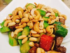 芦笋牛仔粒-轩记海鲜餐厅·四十五年老字号·经典粤菜(西区彩虹店)