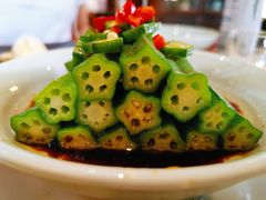 葱油炝秋葵-小吊梨汤·北京菜(香山店)