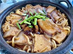 砂锅猪肉炖清水粉条-百花人家(清水田园店)