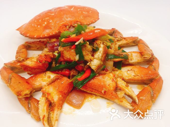 姜蒜炒太子蟹