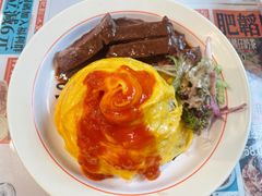 咖喱牛排饭-肥韬茶餐厅(海上世界店)