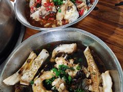 豉汁蒸鱼头-溪悦渔庄(九龙湖店)