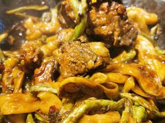 排骨豆角卷子-华盛园卷子王农家菜水库鱼