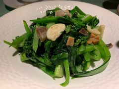 猪油渣炒农家菜心-百味馆·粤菜·湛江菜(后海花园店)