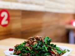 韭菜炒鸡杂-黑皮酸菜鱼(绣花巷店)