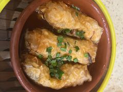 鲍汁鲜虾腐皮卷-名点一号·精致茶点·手工制作(宝华店)