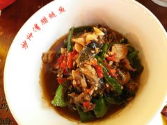 青椒炒沙鳖-炒师傅腊鲢鱼(左家塘店)