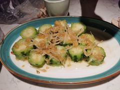 银鱼仔蒸丝瓜-大榕树下顺德菜(融创茂店)