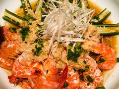 秋葵粉丝蒸大虾-枚青·临安酒肆(腾飞大厦店)