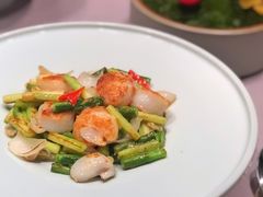 芦笋百合炒大元贝-子福慧(虹桥店)