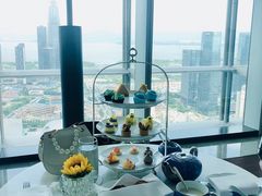 靠窗位-深圳中洲万豪酒店·大堂酒廊·高空海景