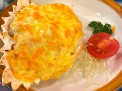 黄金海胆蟹壳烧-仙隐小鹿料理食堂(沙市人信汇店)