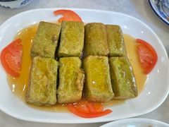 菜汁豆腐-巫记鸡饭店
