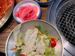 -明洞阿姨·韩式酱蟹烤肉·创意料理(三元桥店)