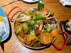 手抓海鲜黄咖喱味-仓库南洋海鲜小排档(柳河路店)