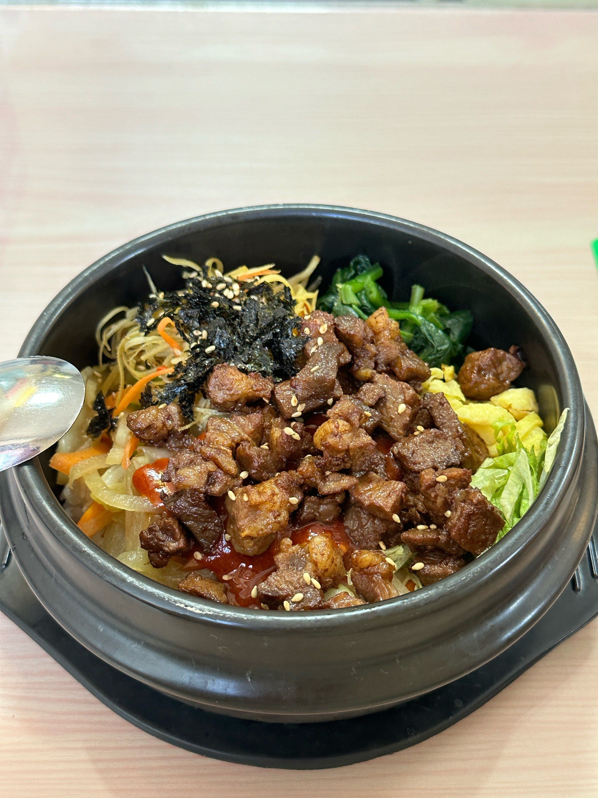 牛肉石锅拌饭 烫烫烫!