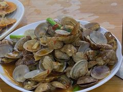 姜葱炒花甲-明记海鲜大排档(巽寮湾店)