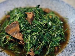 蚌肉金花菜-金典银峰老鹅馆·昆山菜(亭林公园店)