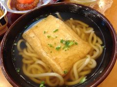 炸油豆腐乌冬面&nbsp;地狱老师里面九尾的最爱终于尝到了哈-虹梅食堂·爱蝦乃家