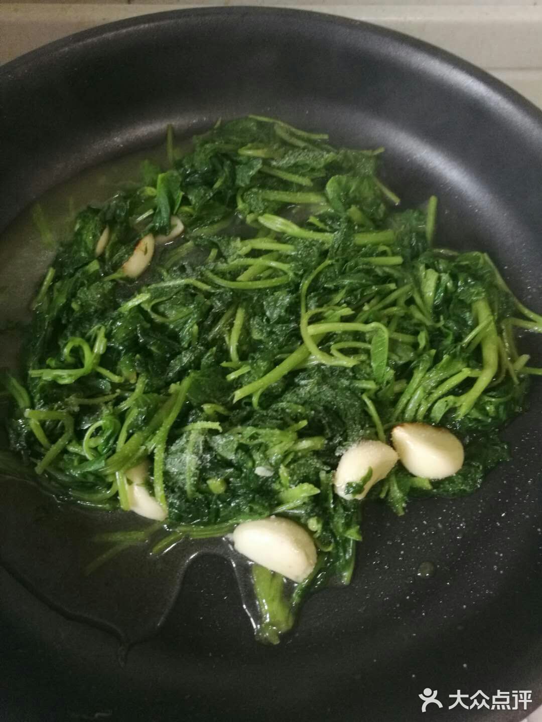 上班族快手晚餐之蒜香爆空心菜