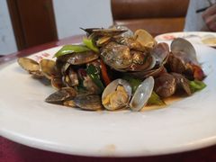 姜葱炒花甲-渔友鲜海鲜加工(海鲜大世界店)