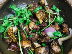 腊肠排骨煲-海口滨海新村143号海南老字号炒菜店