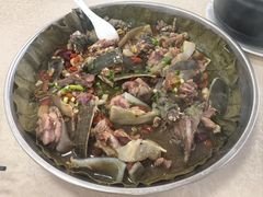 荷叶蒸水鱼-东江客家情食府
