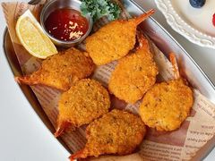 香草凤尾虾-婧湖景西餐吧