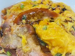 招牌叉烧葱花滑蛋饭-深仔记茶餐厅(亚士厘道店)