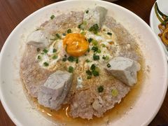 咸蛋黄臭豆腐蒸肉饼-谢记上海大排档(长寿路店)