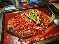 -探鱼·鲜青椒爽麻烤鱼(天河优托邦店)